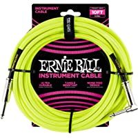 Los mejores  - Ernie Ball Instrument Cable- Neon Yellow 10 ft.